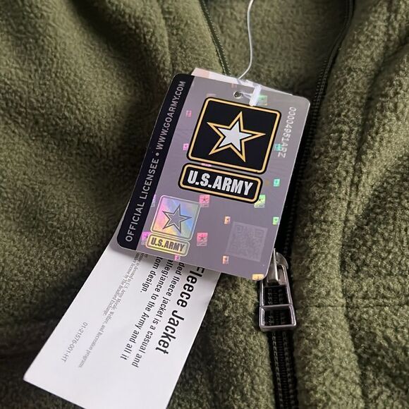 Bradford Exchange US Army Fleece Jacket Coat with Hood size  Large NWT - Picture 4 of 11